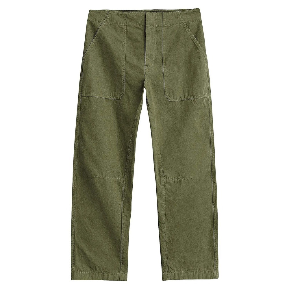 Rag & Bone Leyton Olive Green Cotton Fatigue Utility‎ Pants Straight Leg Size 8